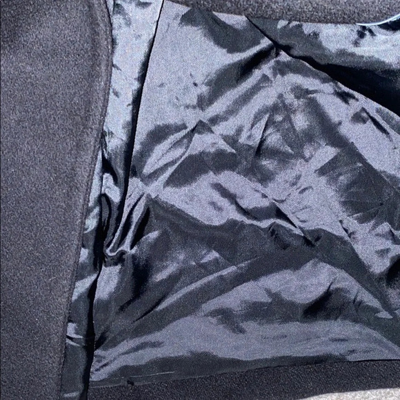 Zara classic black  pea coat Sz 4 - Picture 7 of 13